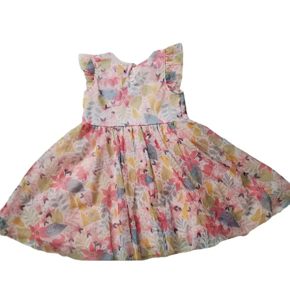 Isaac Mizrahi Pink Floral Toddler Dress - Picture 3 of 3